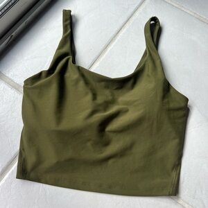 Old Navy Olive Sports Bra